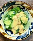 明日香さんのキュウリとコンニャクの和え物