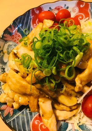 鶏むね肉の生姜焼き-レシピのメイン写真