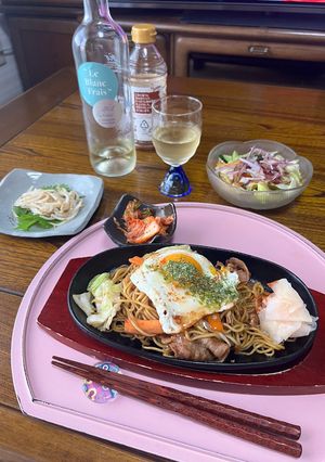 目玉焼きのっけ焼きそば-レシピのメイン写真