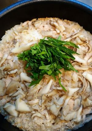 ツナと舞茸と大葉のご飯-レシピのメイン写真
