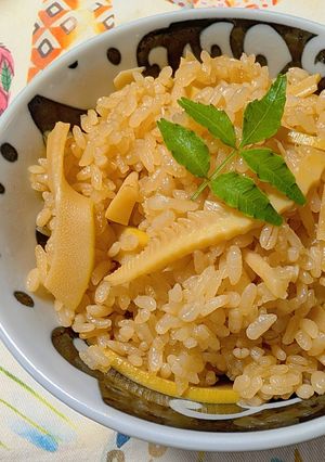もちもちたけのこご飯-レシピのメイン写真