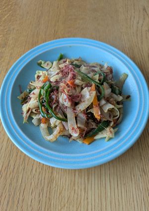 コンビーフと野菜のカレーソテー-レシピのメイン写真