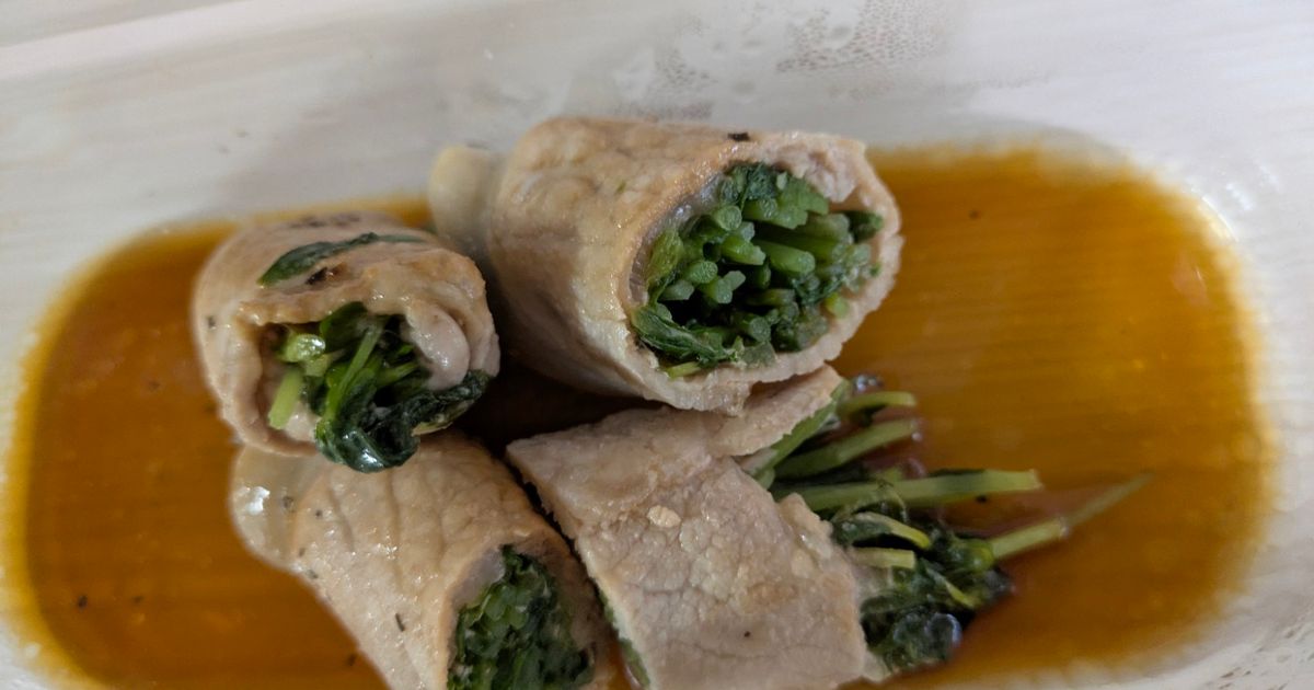 ことこページ 豆苗の豚肉巻き*蒸し焼き by ほぉみ 【クックパッド】 簡単おいしい