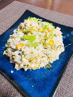 某おむすび屋の味を再現、しそちりめん炒飯-レシピのメイン写真