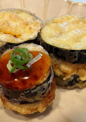 やみつき！生姜香るなすの挟み揚げ！-レシピのメイン写真