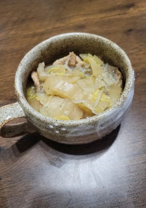 白菜と豚肉の生姜入りさっぱり煮込み-レシピのメイン写真