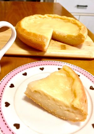 炊飯器でお豆腐ヨーグルトベークドチーズケーキ♪-レシピのメイン写真