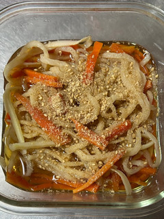 切り干し大根の白胡麻・ごま油和え物-レシピのメイン写真