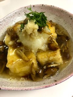 なめこあんかけのおろし揚出し豆腐!-レシピのメイン写真