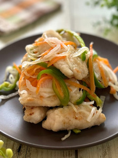 塩麴鶏むねの甘酢炒め-レシピのメイン写真
