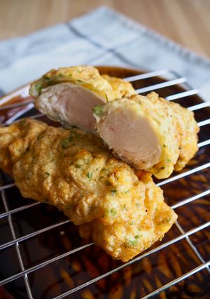 しっとりささみの磯辺揚げ-レシピのメイン写真