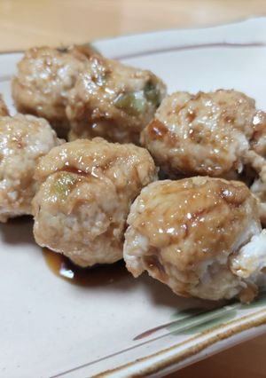 お家で、金沢白糀のつくね焼き鳥-レシピのメイン写真