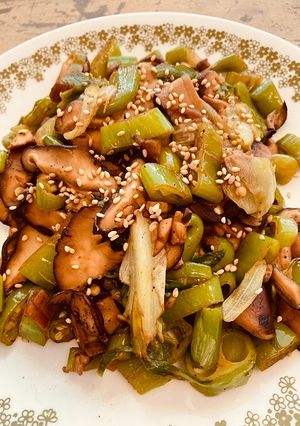 万願寺とうがらし生しいたけレモン醤油炒め-レシピのメイン写真