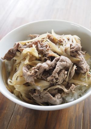 《主食》新ごぼう入り牛丼-レシピのメイン写真