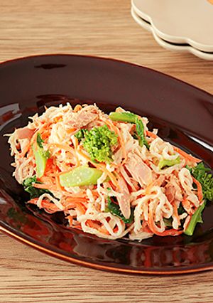 切干大根と春野菜のツナマヨサラダ-レシピのメイン写真