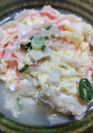 豆腐とカニカマ玉のせ-レシピのメイン写真
