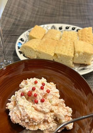 スモークサーモンでクリームチーズリエット-レシピのメイン写真