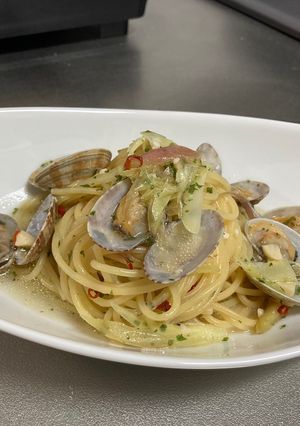 みょうが香るあさりのパスタ-レシピのメイン写真