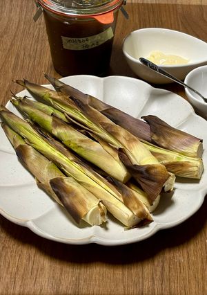 焼き月山筍・ネマガリダケ-レシピのメイン写真