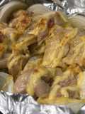 鶏肉と玉ねぎの柚子胡椒マヨネーズ焼き