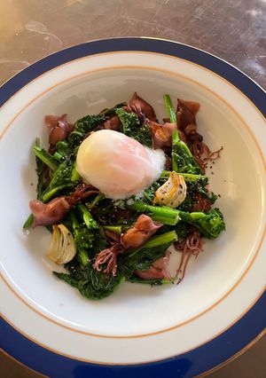 ホタルイカと菜の花　にんにく醤油-レシピのメイン写真