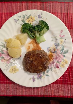 ソースハンバーグ-レシピのメイン写真
