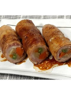 豚肉の八幡巻き★動画あり★-レシピのメイン写真