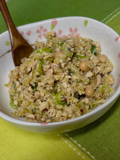 鶏ミンチと蒸し大豆のゆず味噌炒め♪-レシピのメイン写真
