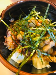 毎日の納豆●冷や奴にトッピング-レシピのメイン写真