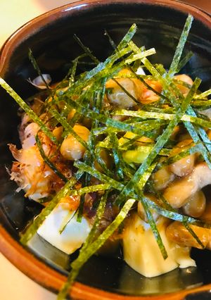 毎日の納豆●冷や奴にトッピング-レシピのメイン写真