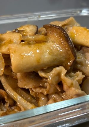 激旨!豚バラ肉とエリンギの海苔マヨ炒め-レシピのメイン写真