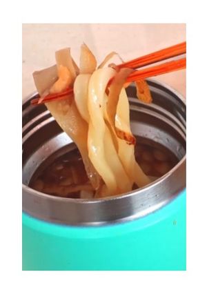 ごぼう天風うどん 【スープジャー弁当】-レシピのメイン写真