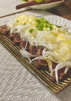 新玉ねぎと鰹のカルパッチョ-レシピのメイン写真