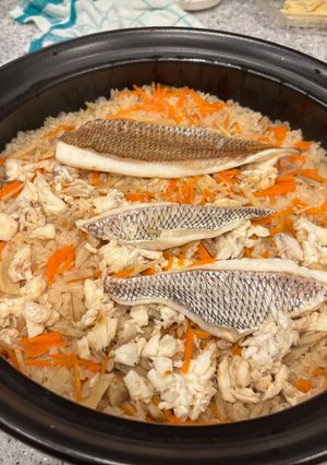 鯛の骨スープで炊く土鍋鯛飯-レシピのメイン写真
