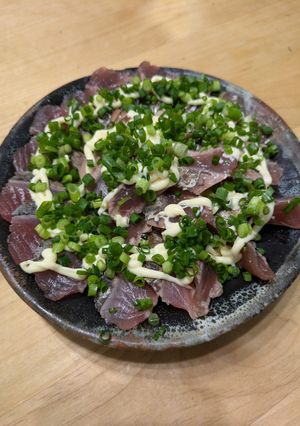 マヨ＆ネギで かつおのたたき(腹節)-レシピのメイン写真