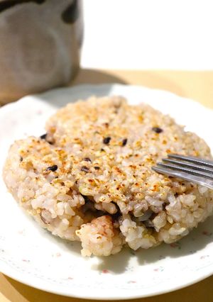 香ばしい★ホットサンドメーカーで焼おはぎ-レシピのメイン写真