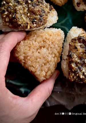 オーブンde楽々★我が家の焼きおにぎり-レシピのメイン写真