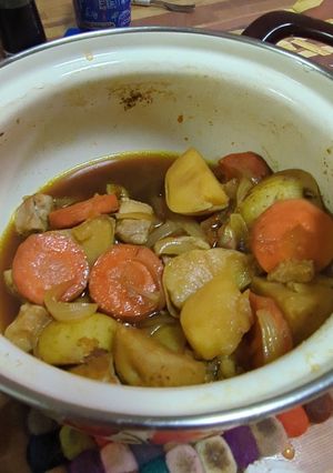鶏肉じゃがのカレー風味-レシピのメイン写真