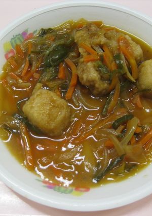 揚げモロの和風カレーソース★宇都宮給食-レシピのメイン写真