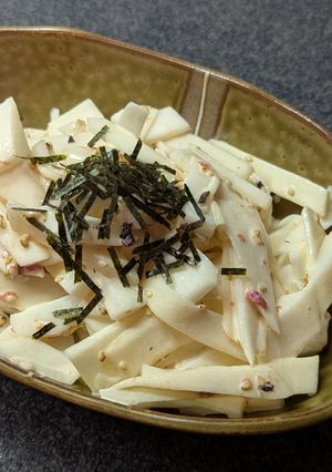 手が止まらない♡かぶの梅マヨ胡麻サラダ-レシピのメイン写真
