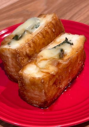 厚揚げの大葉とチーズの挟み焼き-レシピのメイン写真