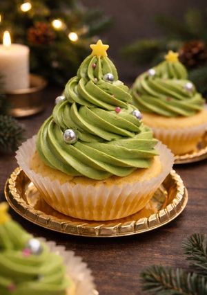 グルテンフリークリスマスツリーケーキ-レシピのメイン写真