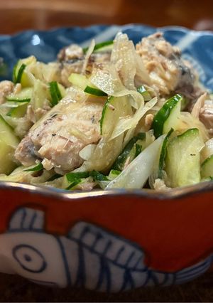 さば缶で簡単おかず&酢の和え物-レシピのメイン写真