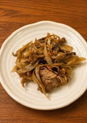 牛肉入りきんぴらごぼう-レシピのメイン写真