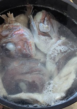 【覚書】鯛めしにも◎鯛のアラで鯛だし-レシピのメイン写真
