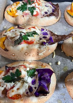 カラフル野菜のフォカッチャ-レシピのメイン写真