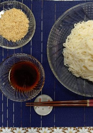 上級品の味⭐⭐くるみ素麺✨-レシピのメイン写真