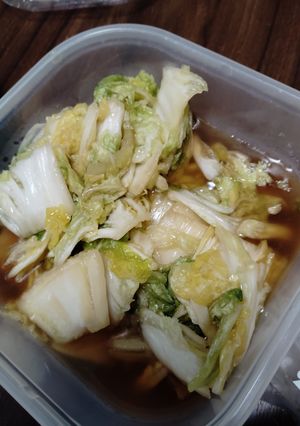 ポリ袋で白菜のやみつき即席漬け-レシピのメイン写真
