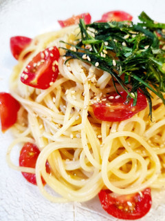 ほのかにわさび香る 冷製パスタ-レシピのメイン写真
