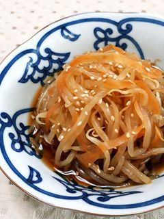 簡単☆ヘルシー☆もやしと人参の酢醤油和え-レシピのメイン写真